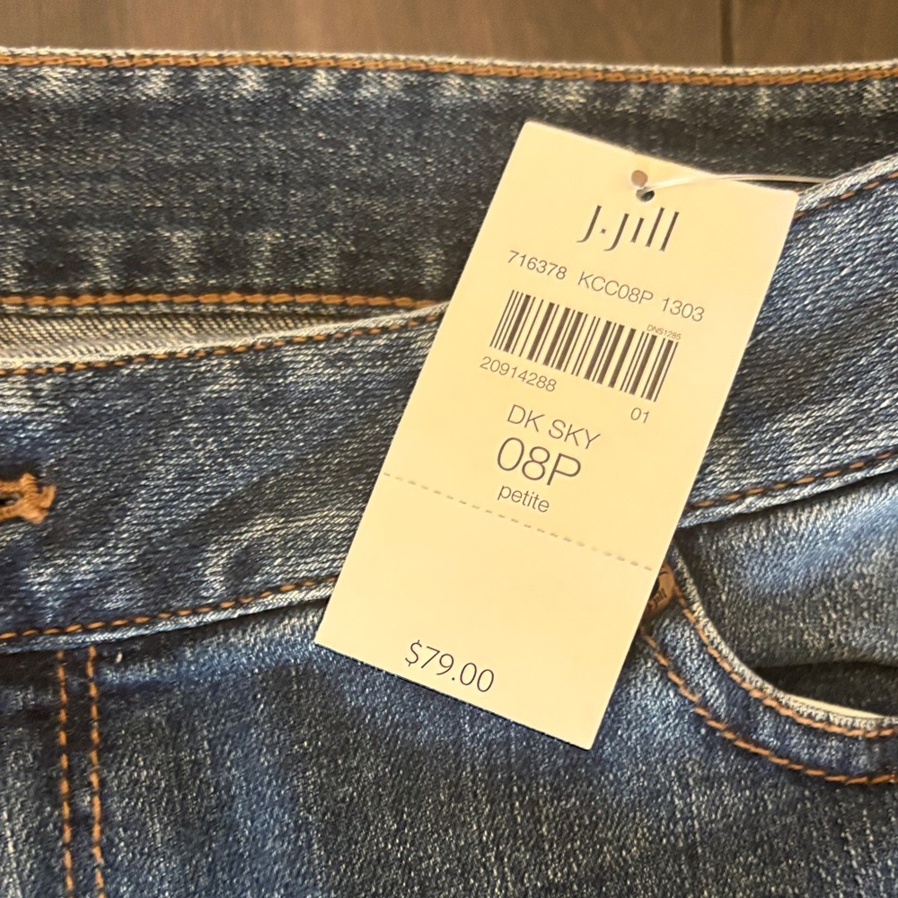 NEW J.Jill Boot Cut Women's Jeans Size 8 Petite - Picture 3 of 7